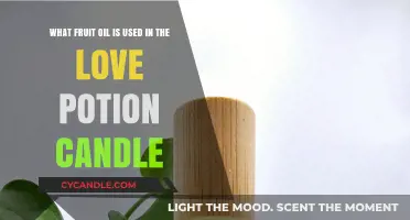 Fruit Oil Secrets: Unveiling the Love Potion Candle's Aromatic Ingredient