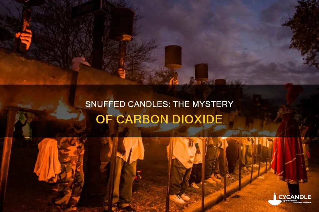 what gas is emitted from a snuffed out candle
