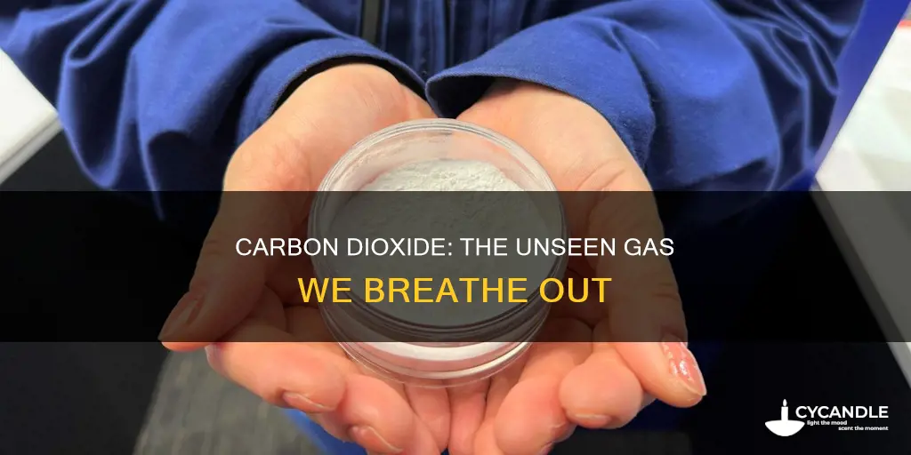 what gas is produced after blowing out the candle