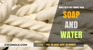 Effective Ways to Remove Candle Wax with Soap and Water