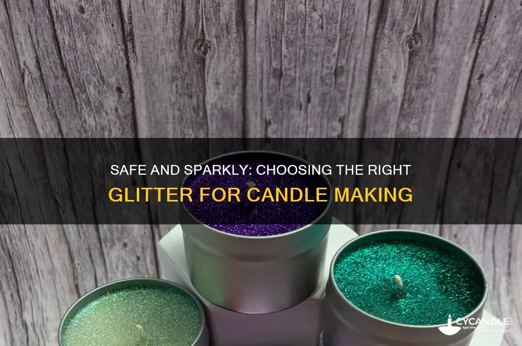 what glitter can i use in candles
