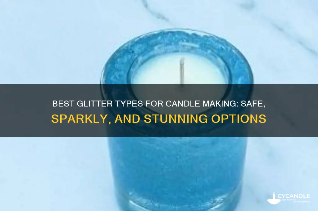what glitter to use for candles