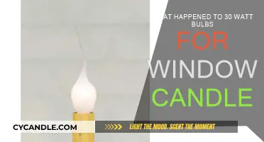 Where Did 30-Watt Bulbs for Window Candles Go?