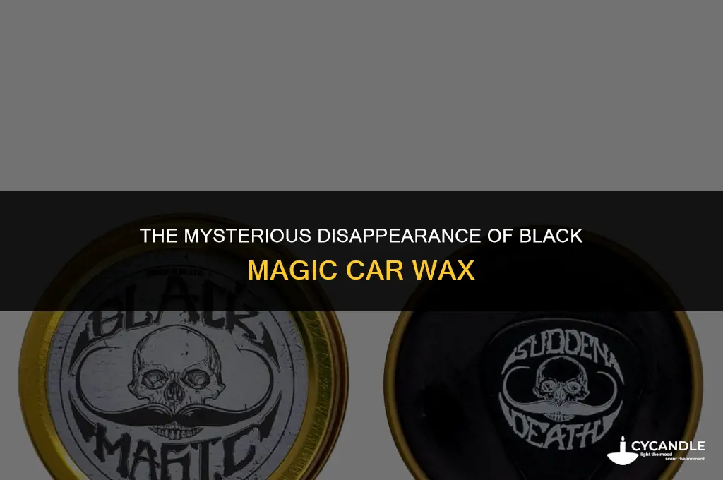 what happened to black magic car wax