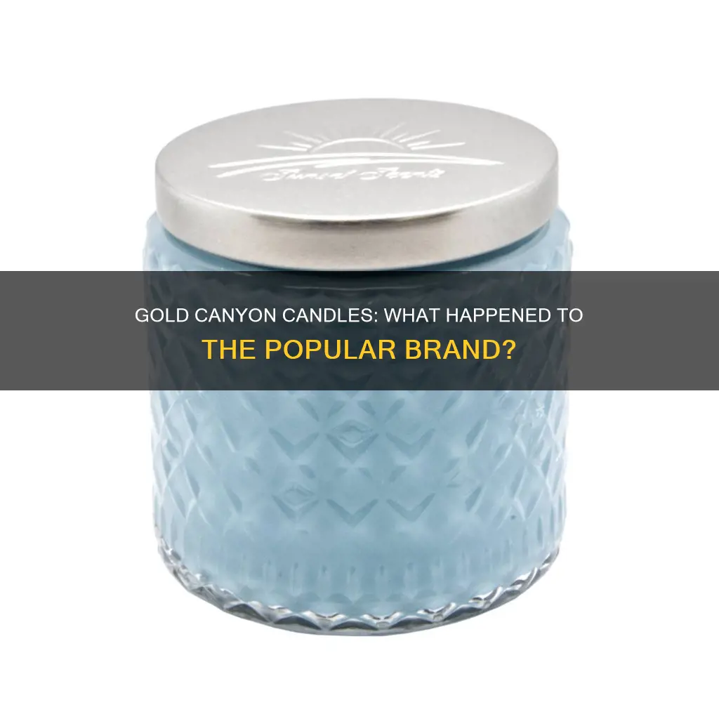 what happened to gold canyon candle