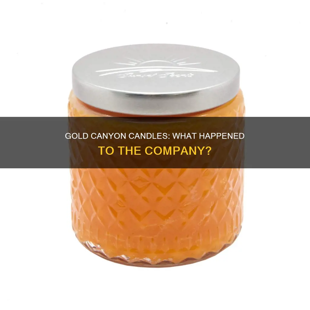 what happened to gold canyon candles company