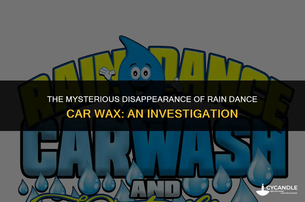 what happened to rain dance car wax