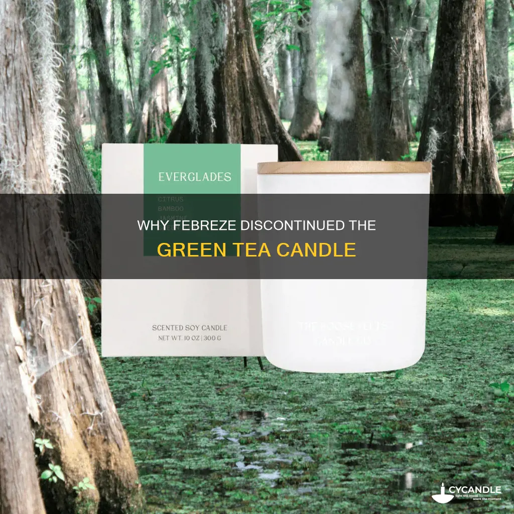 what happened to the febreze green tea candle