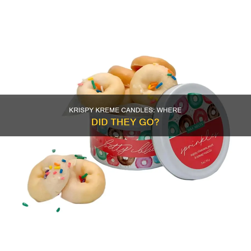 what happened to the krispy kreme candles