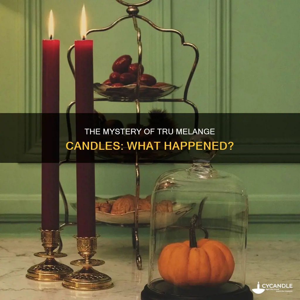 what happened to tru melange candles