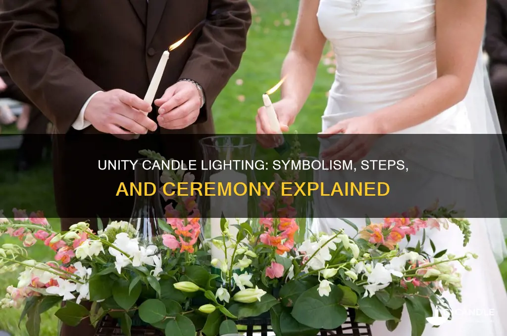 what happens during unity candle lighting