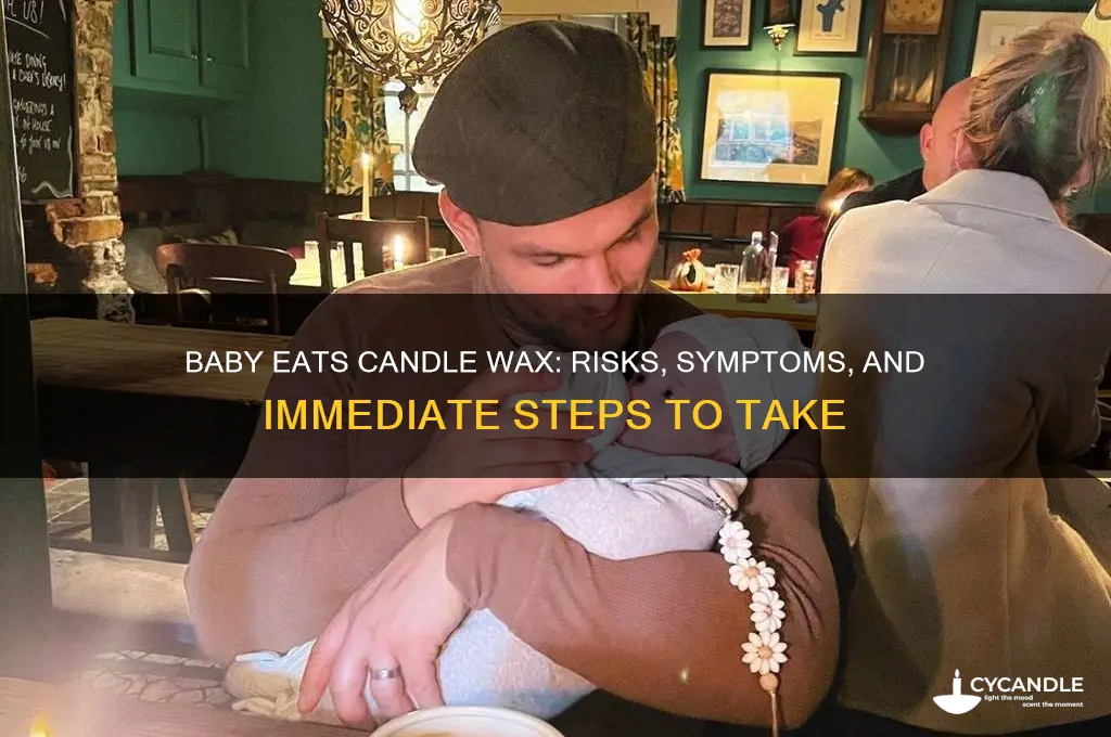 what happens if a baby eats candle wax