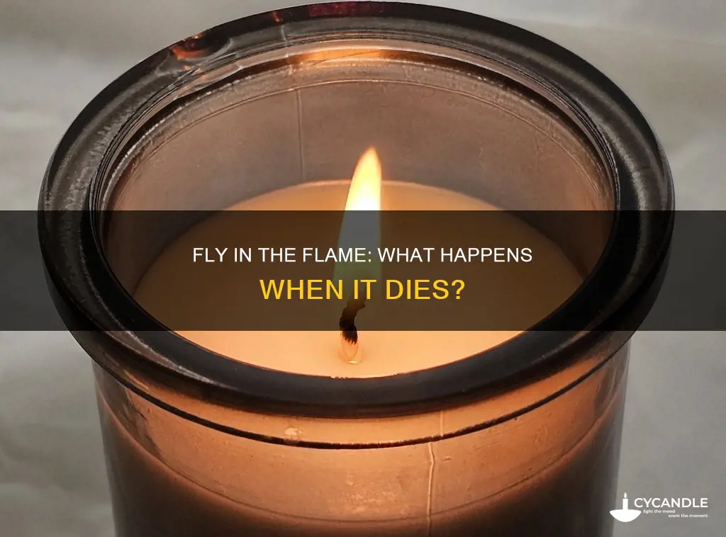 what happens if a fly dies in my candle