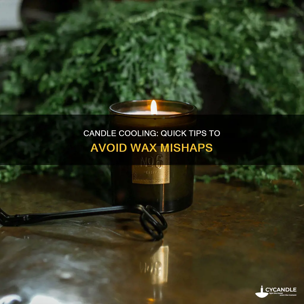what happens if candles cool to quickly