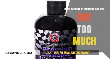 Reviving Shine: The Consequences of Over-Dried Carnauba Car Wax