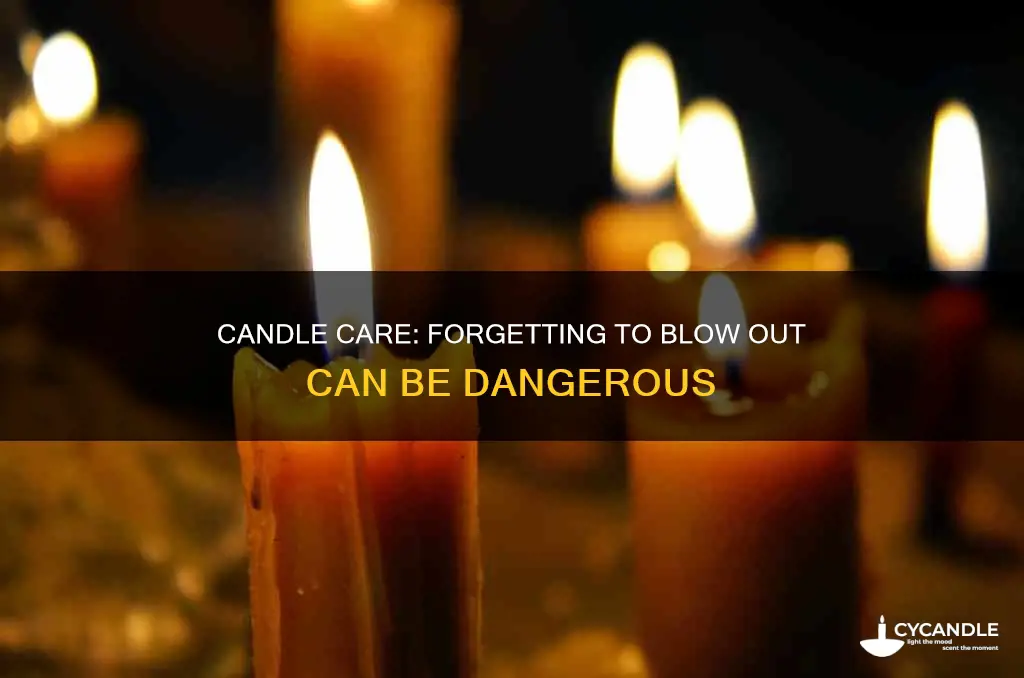 what happens if i forgot to blow out a candle