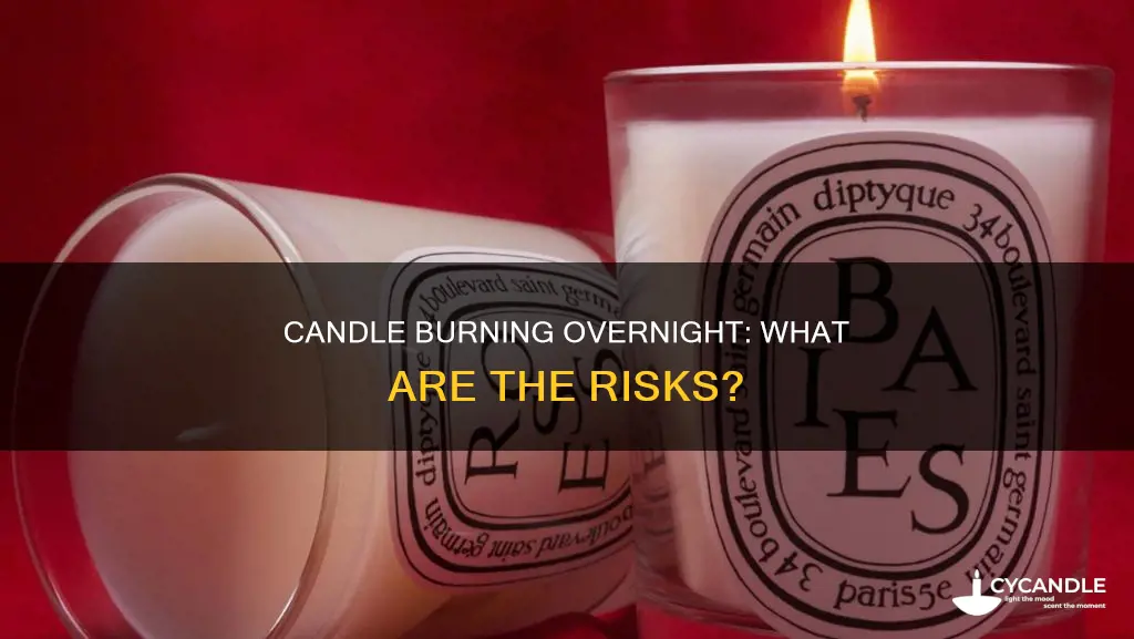 what happens if i leave a candle on overnight