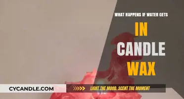 Water in Candle Wax: Effects, Safety, and Cleanup Tips
