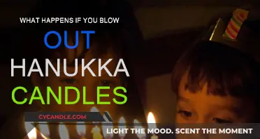Hanukkah Candles: Blowing Them Out, What's the Verdict?