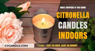 Burning Citronella Candles Indoors: Risks, Safety Tips, and Alternatives