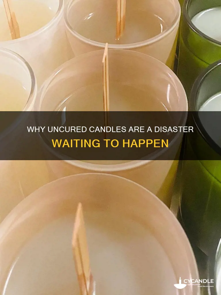 what happens if you don t cure a candle