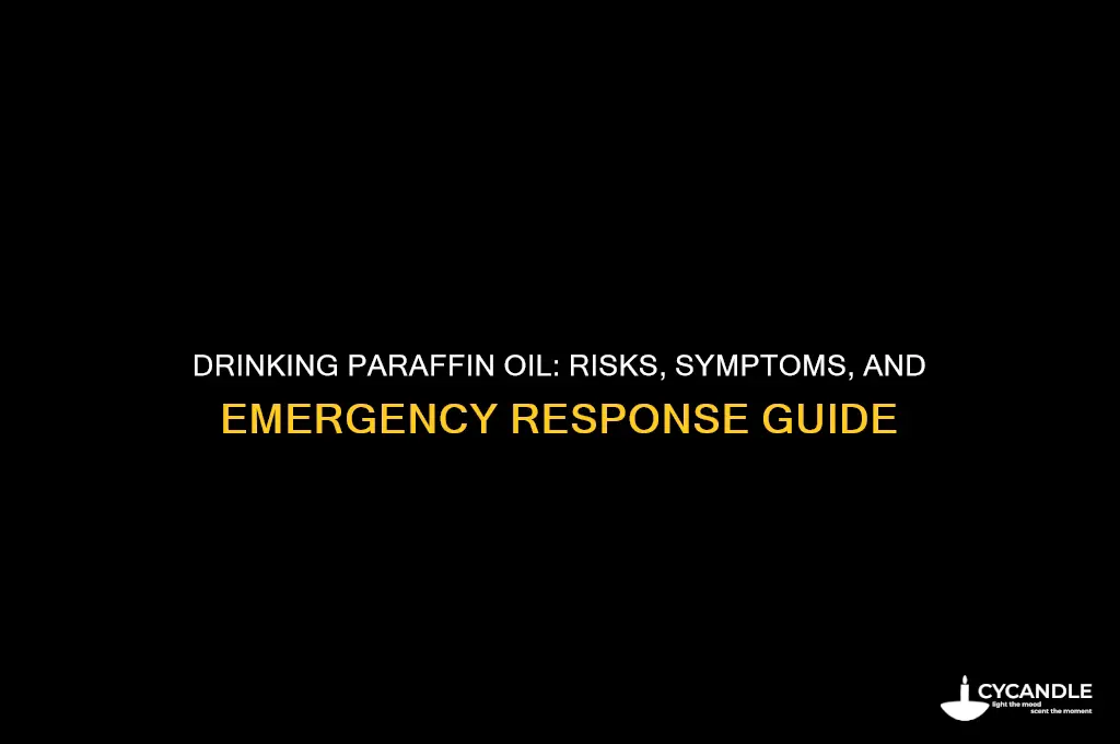 what happens if you drink paraffin oil