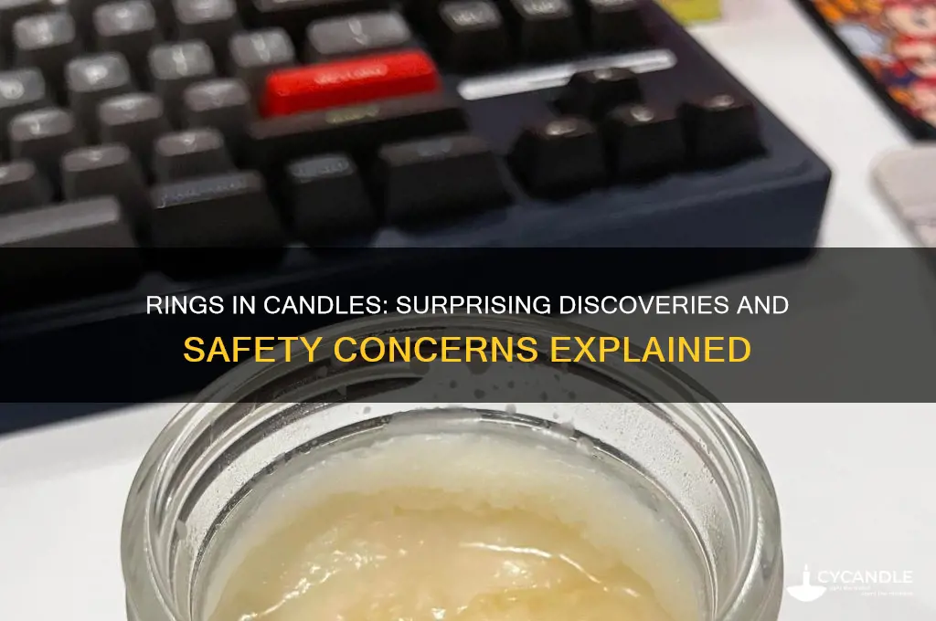 what happens if you get rings in candles