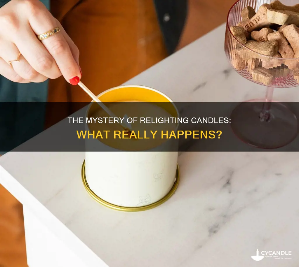 what happens if you keep relighting a candle