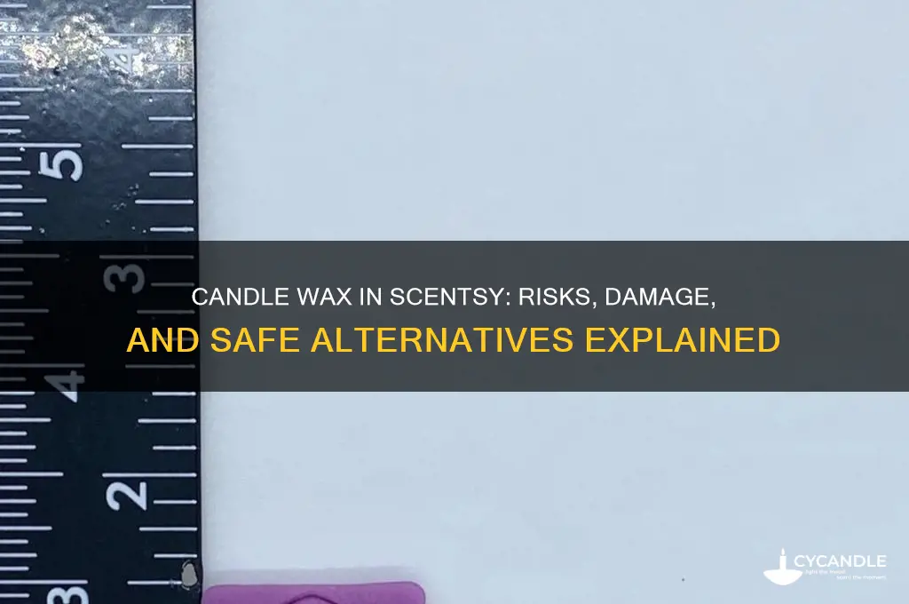 what happens if you put candle wax in a scentsy