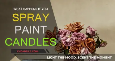 Spray-Painted Candles: Creative or Catastrophic?