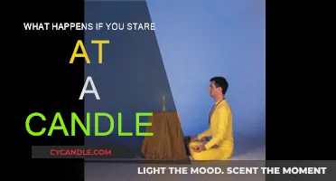 The Intriguing Effects of Staring at a Candle's Flame
