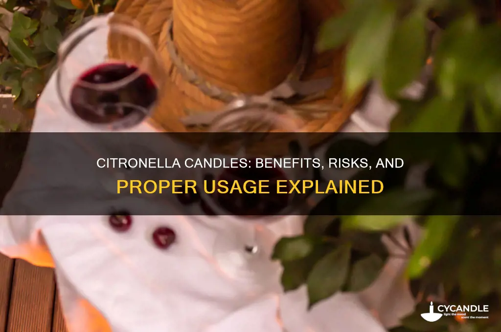 what happens if you use a citronella candle