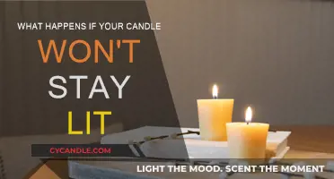 Troubleshooting a Candle That Won't Stay Lit