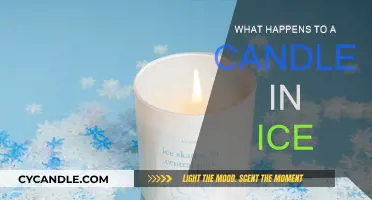 How Ice Affects a Burning Candle
