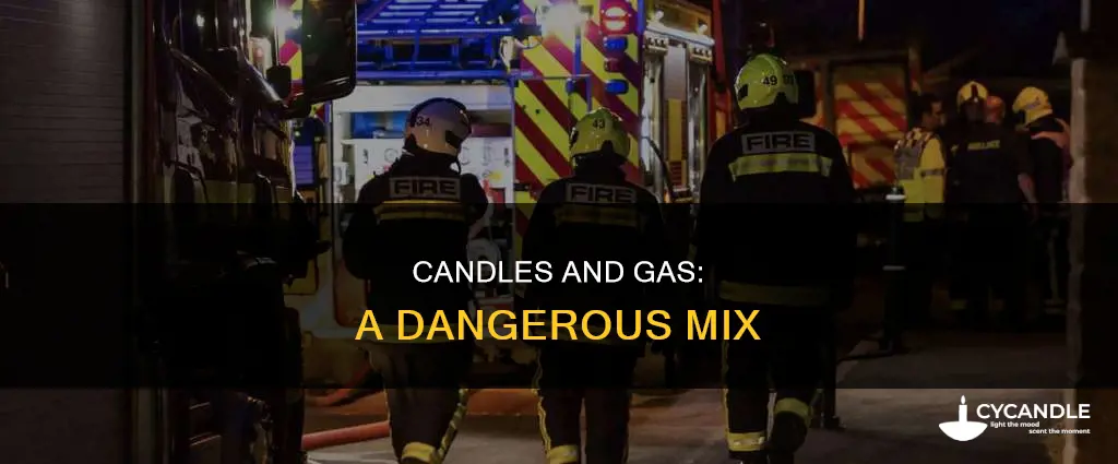 what happens to candle if gas is leaking