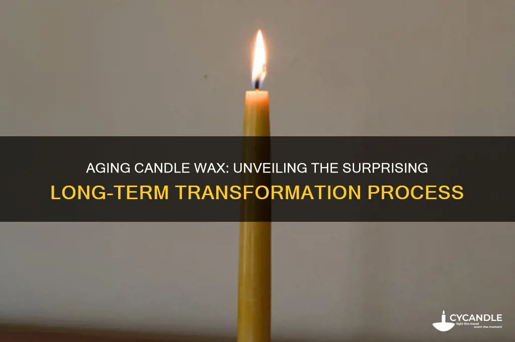 what happens to candle wax after many years