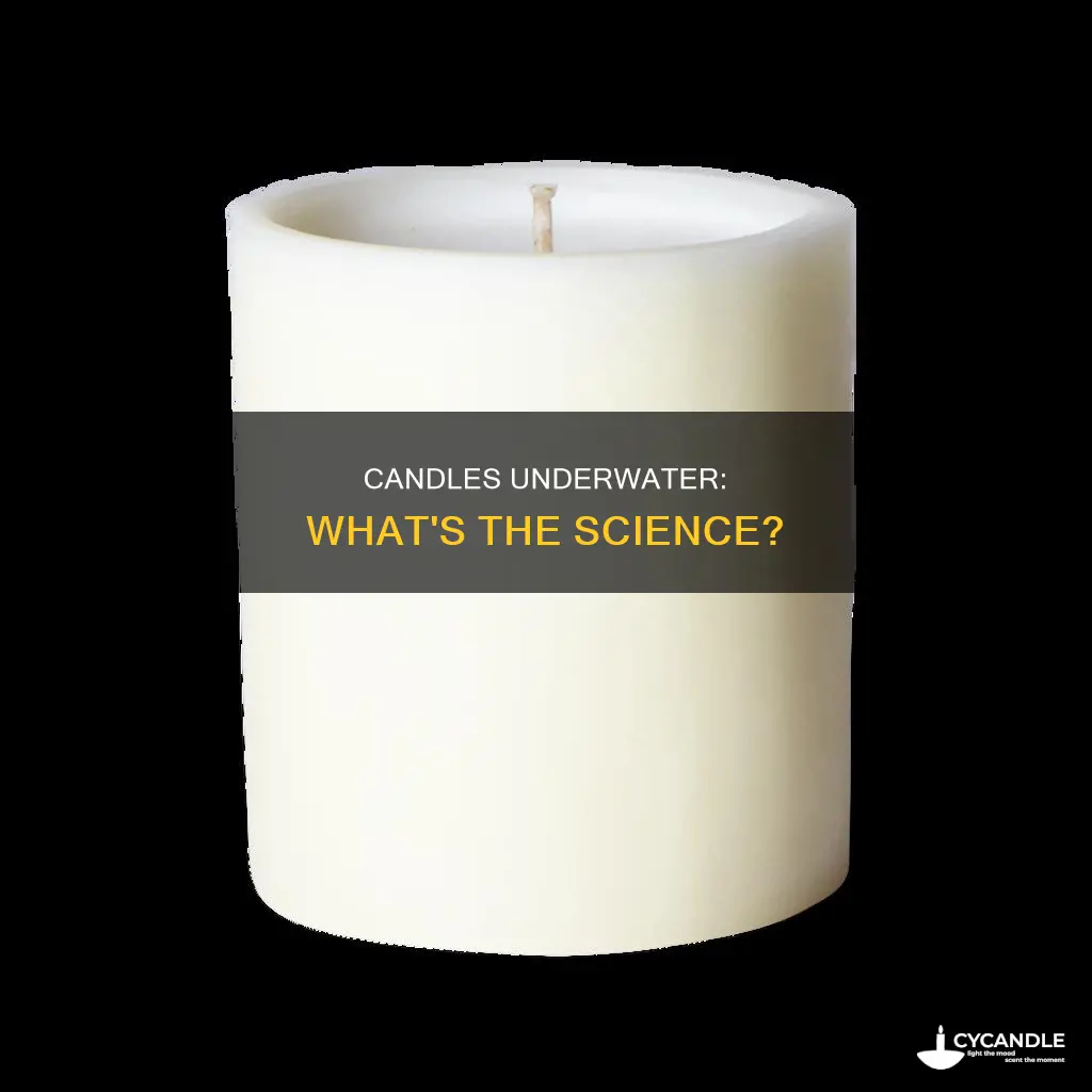 what happens to candles underwater