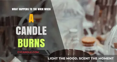 How Candle Wicks Transform as Flames Consume the Wax