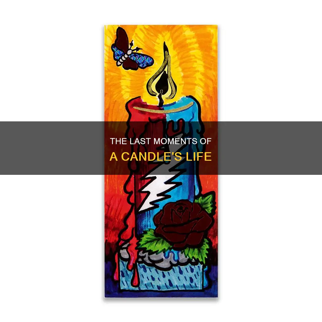 what happens when candle is almost done
