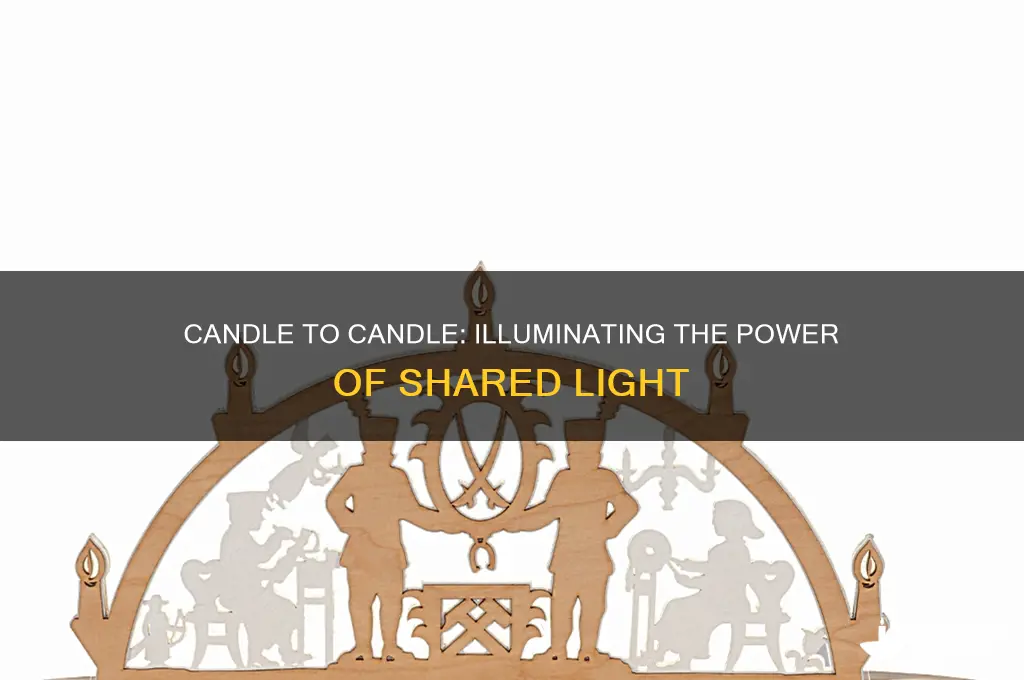 what happens when one candle lights another
