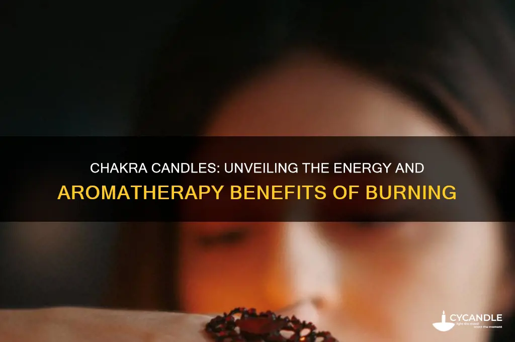 what happens when you burn a chakra candle
