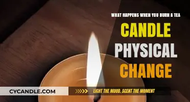 Tea Candle Combustion: Unveiling the Physical Transformation of Wax and Flame