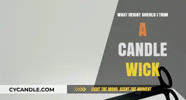Perfect Trim Height for Candle Wicks: A Complete Guide