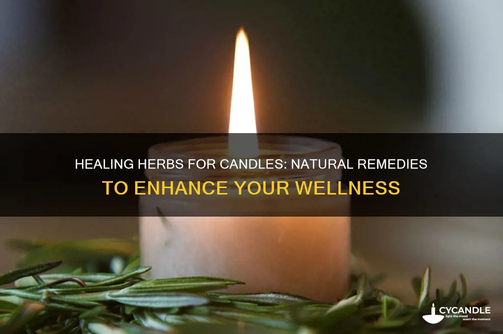 what herbs can you use inside of a healing candle
