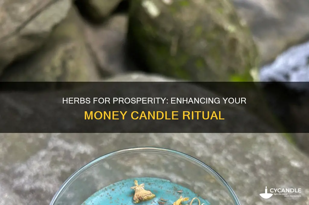what herbs to use when making a money candle