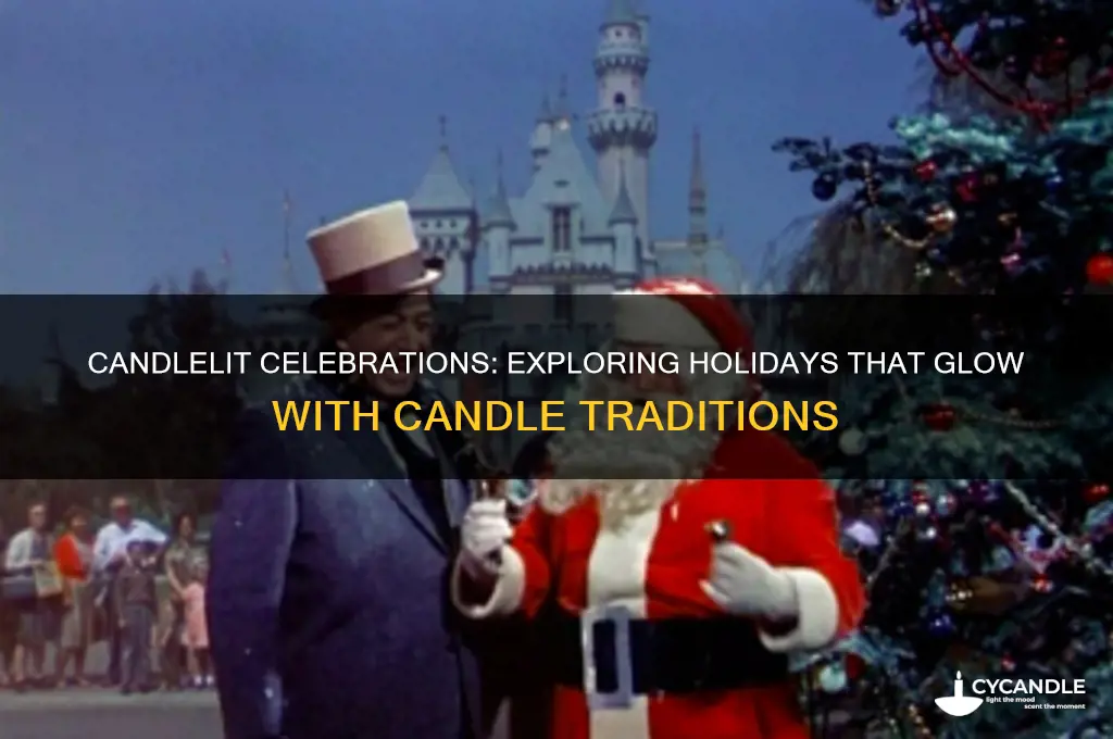 what holidays use candles