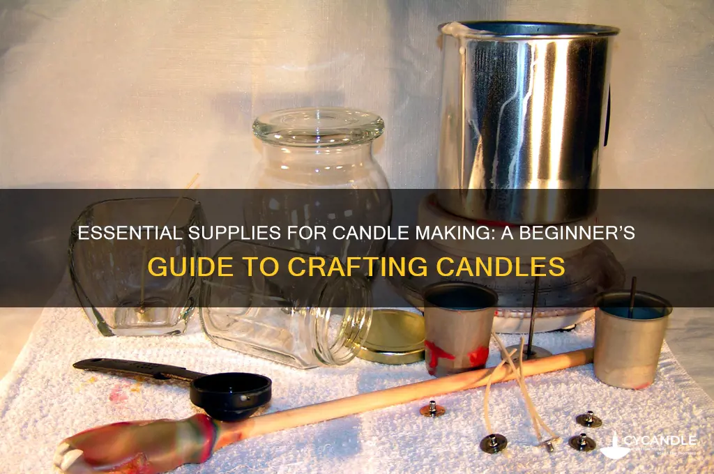 what i need to make candles