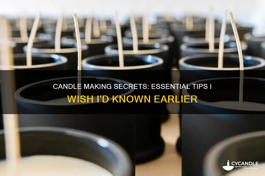 what i wish i knew before making candles