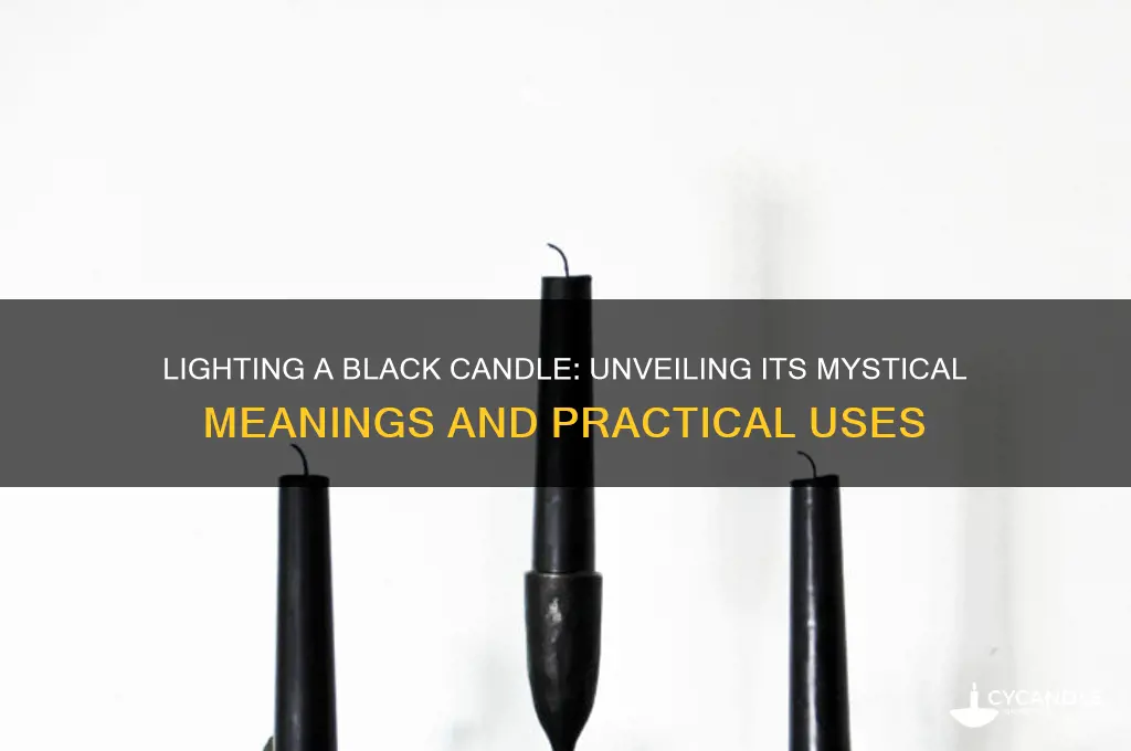 what if i light a black candle