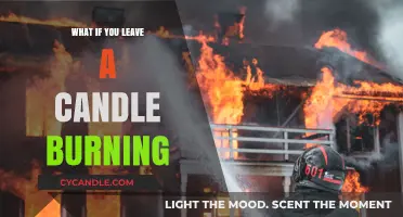 The Hidden Dangers of Leaving a Candle Burning Unattended